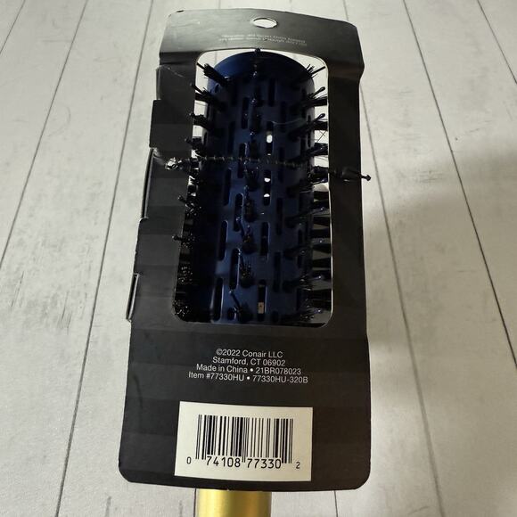 Conair Velvet Touch Vented Round Hair Brush Red or Blue Smooth & Shine Blow Dry - Picture 12 of 14
